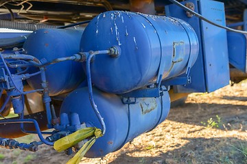 Image showing Tank of a truck full with oil