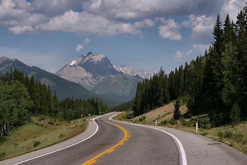 Image showing Mountain road in Canada