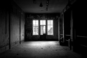 Image showing Dark and abandoned place