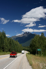 Image showing Rocky Mountains road