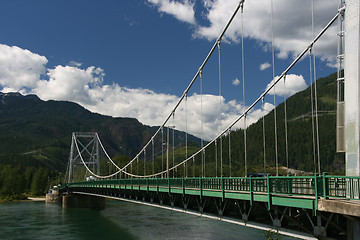 Image showing Columbia River bridge