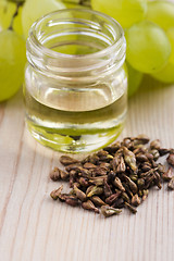 Image showing grape seed oil 