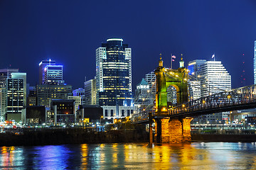 Image showing Cincinnati downtown overview