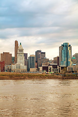 Image showing Cincinnati downtown overview