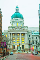 Image showing Indiana state capitol building