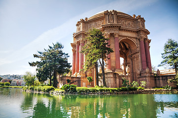 Image showing The Palace of Fine Arts in San Francisco