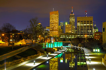 Image showing Downtown of Indianapolis