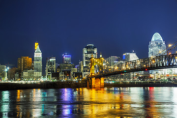 Image showing Cincinnati downtown overview