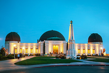 Image showing Griffith observatory in Los Angeles