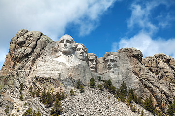 Image showing Mount Rushmore monument in South Dakota