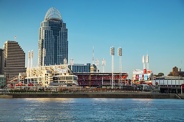 Image showing Great American Ball Park stadium in Cincinnati