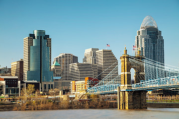 Image showing Cincinnati downtown overview