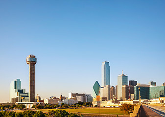 Image showing Overview of downtown Dallas
