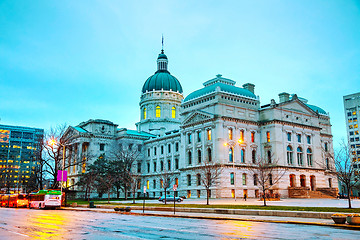 Image showing Indiana state capitol building