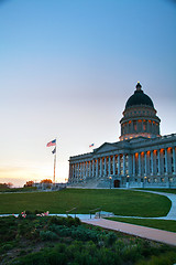 Image showing Utah state capitol building in Salt Lake City