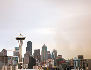 Image showing Downtown Seattle as seen from the Kerry park