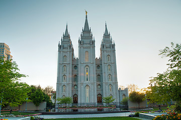 Image showing Mormons Temple in Salt Lake City, UT