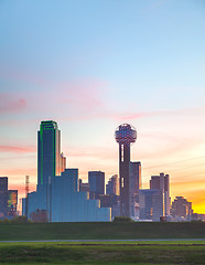 Image showing Overview of downtown Dallas