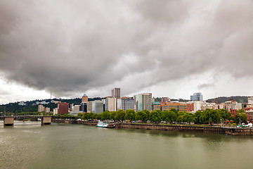 Image showing Downtown Portland cityscape