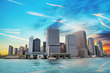 Image showing New York City cityscape panorama