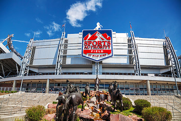 Image showing Sports Authority Field at Mile High in Denver