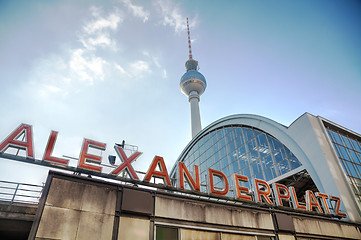 Image showing Alexanderplatz subway station in Berlin