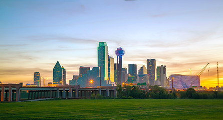 Image showing Overview of downtown Dallas