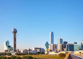 Image showing Overview of downtown Dallas