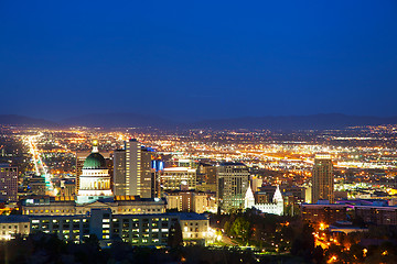 Image showing Salt Lake City overview