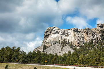 Image showing Mount Rushmore monument in South Dakota