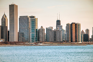 Image showing Chicago downtown cityscape