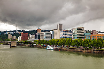 Image showing Downtown Portland cityscape