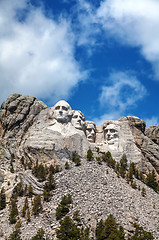 Image showing Mount Rushmore monument in South Dakota