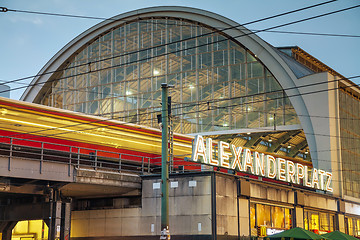 Image showing Alexanderplatz subway station in Berlin