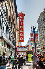 Image showing Chicago theather sign