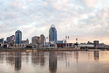 Image showing Cincinnati downtown panoramic overview