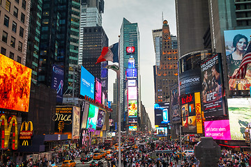 Image showing Times square in New York City