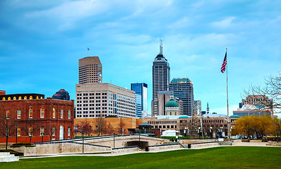 Image showing Downtown of Indianapolis
