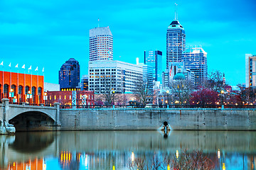 Image showing Downtown of Indianapolis