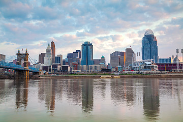 Image showing Cincinnati downtown overview