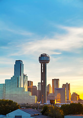 Image showing Overview of downtown Dallas