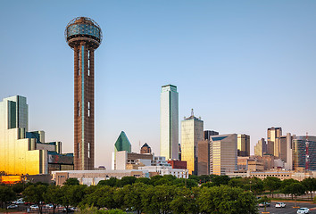 Image showing Overview of downtown Dallas