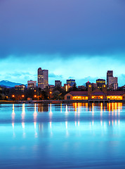 Image showing Downtown Denver, Colorado at the morning