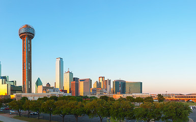 Image showing Overview of downtown Dallas