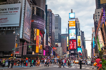 Image showing Times square in New York City