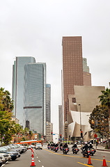 Image showing Downtown Los Angeles with the Walt Disney concert hall