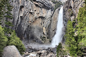 Image showing Lower Yosemite Falls