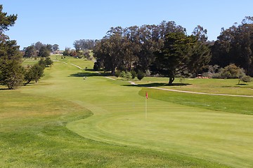 Image showing Golf course in California