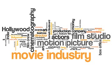Image showing Movie industry