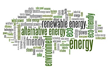 Image showing Alternative energy